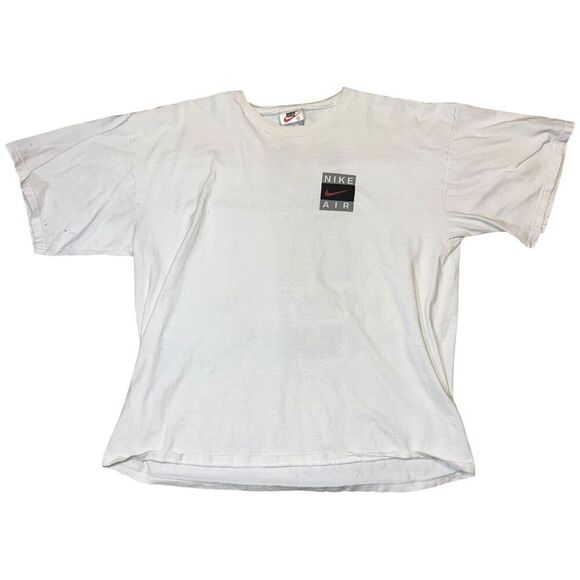 Nike Other - Vintage Nike Air T-Shirt Size XL Double Sided White Short Sleeve
